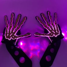 Load image into Gallery viewer, Light up Skeleton wave hinge mount side mirrors for Wrangler & Gladiator PPE Offroad