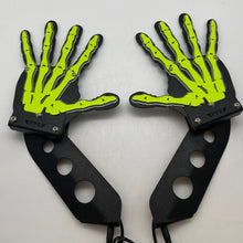 Load image into Gallery viewer, Light up Skeleton wave hinge mount side mirrors for Wrangler & Gladiator PPE Offroad
