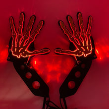 Load image into Gallery viewer, Light up Skeleton wave hinge mount side mirrors for Wrangler & Gladiator PPE Offroad