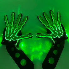Load image into Gallery viewer, Light up Skeleton wave hinge mount side mirrors for Wrangler & Gladiator PPE Offroad