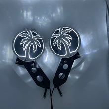 Load image into Gallery viewer, Light up Palm Tree hinge mount side mirrors for Wrangler & Gladiator PPE Offroad