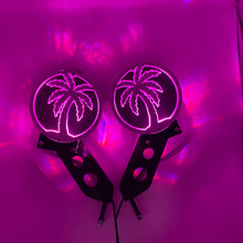 Load image into Gallery viewer, Light up Palm Tree hinge mount side mirrors for Wrangler & Gladiator PPE Offroad