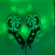 Load image into Gallery viewer, Light up Palm Tree hinge mount side mirrors for Wrangler & Gladiator PPE Offroad