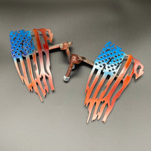 Load image into Gallery viewer, Patriotic American flag custom Jeep foot pegs for Wrangler & Gladiator PPE Offroad