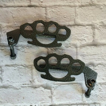 Load image into Gallery viewer, Brass knuckle shaped foot pegs for Wrangler & Gladiator PPE Offroad