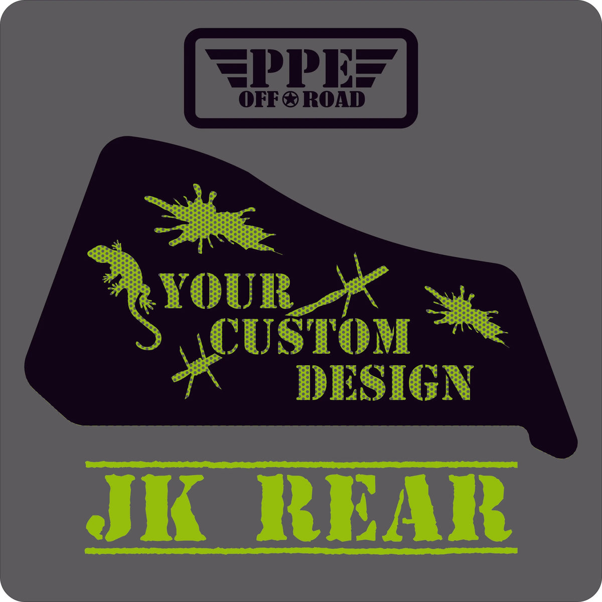 Custom JK Rear Inner Fender design 499.00 PPE Offroad
