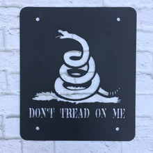 Load image into Gallery viewer, Don't Tread on Me Gadsden Flag tire delete plate PPE Offroad
