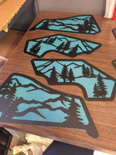 Load image into Gallery viewer, Mountain scene front inner fenders PPE Offroad