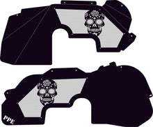 Load image into Gallery viewer, Sugar skull front inner fenders PPE Offroad