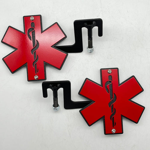 EMS Star of Life foot pegs PPE Offroad