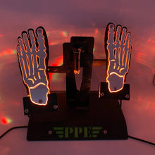 Load image into Gallery viewer, Light Up Skeleton Feet foot pegs for Wrangler/Gladiator PPE Offroad