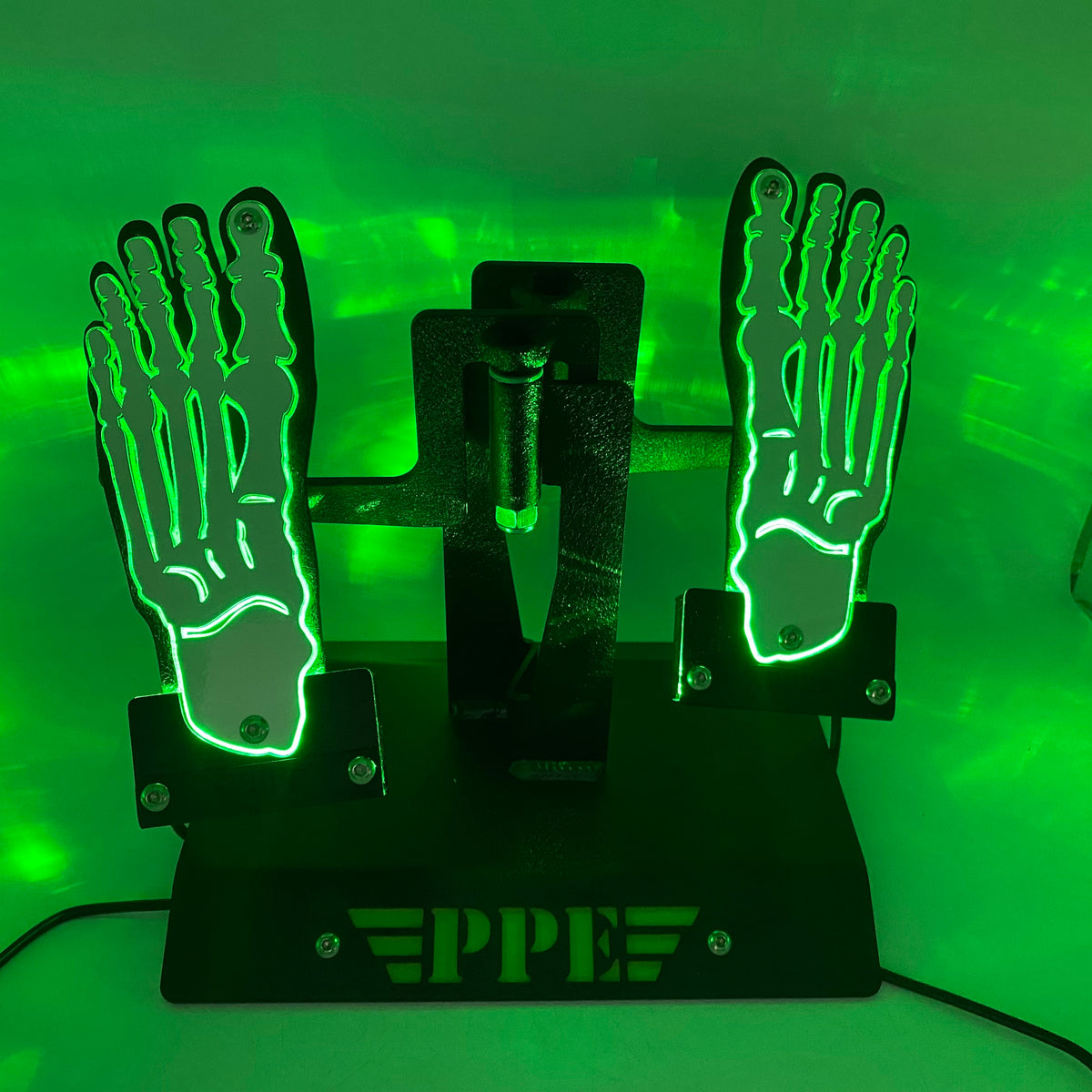 Light Up Skeleton Feet foot pegs for Wrangler/Gladiator PPE Offroad