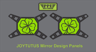 4 Leaf Clover Design Panel for Joytutus Mirrors PPE Offroad