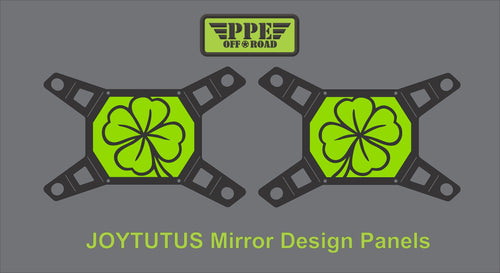 4 Leaf Clover Design Panel for Joytutus Mirrors PPE Offroad