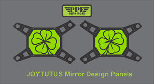 4 Leaf Clover Design Panel for Joytutus Mirrors PPE Offroad