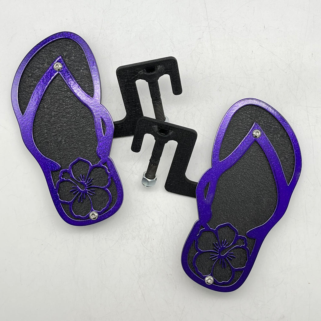 Hibiscus flip flop foot pegs for Wrangler & Gladiator PPE Offroad