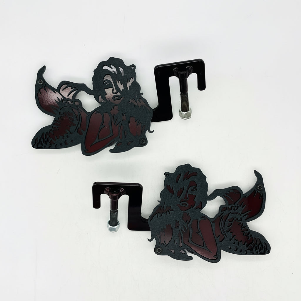 RTS Pin-up style mermaid foot pegs for JK/JL/JT PPE Offroad