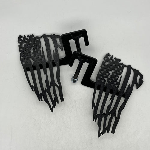 RTS Black America flag foot pegs for JK/JL/JT PPE Offroad