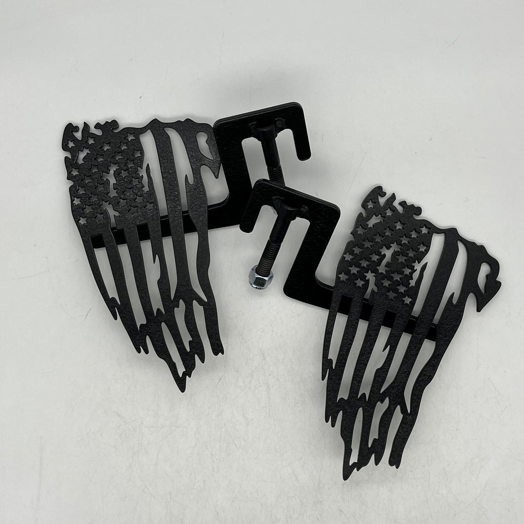 RTS Black America flag foot pegs for JK/JL/JT PPE Offroad