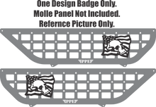 Load image into Gallery viewer, American Waving Flag with Skull Molle Badge PPE Offroad