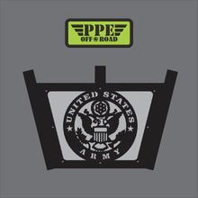 Load image into Gallery viewer, Army Crest 3 Flag Pole Holder for Hitch Mount PPE Offroad