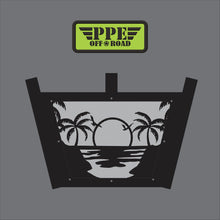 Load image into Gallery viewer, Beach Scene 3 Flag Pole Holder for Hitch Mount PPE Offroad