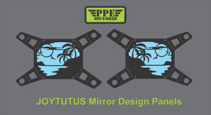 Beach Scene Design Panel for Joytutus Mirrors PPE Offroad