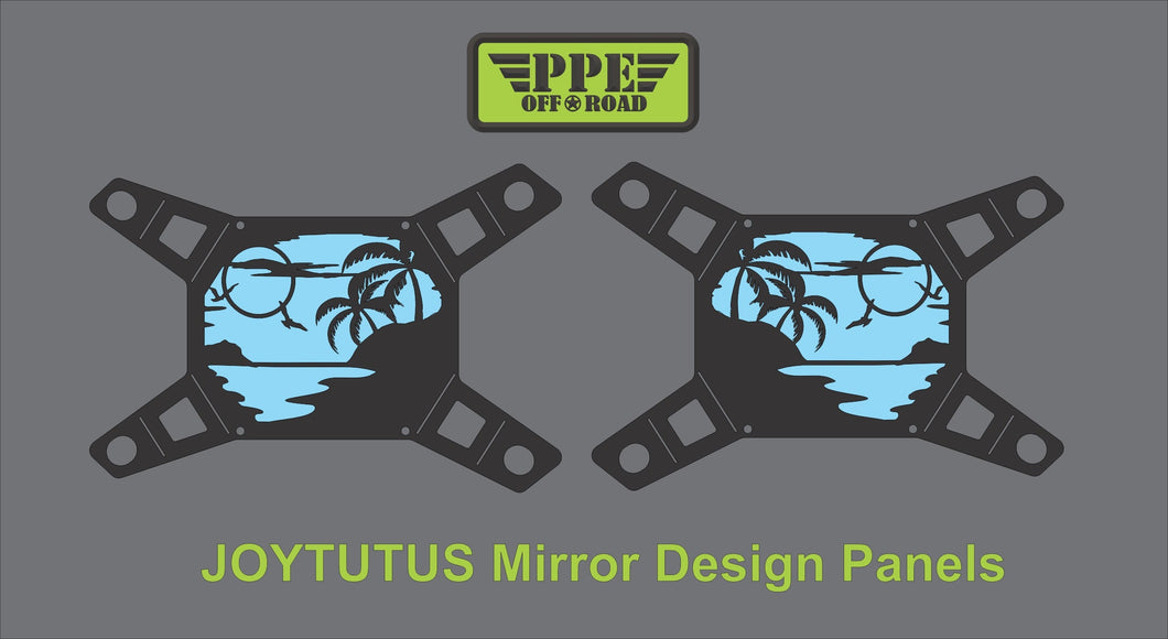Beach Scene Design Panel for Joytutus Mirrors PPE Offroad