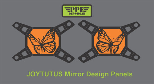Butterfly Design Panel for Joytutus Mirrors PPE Offroad