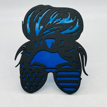 Load image into Gallery viewer, RTS Messy Bun with flag glasses Hitch PPE Offroad