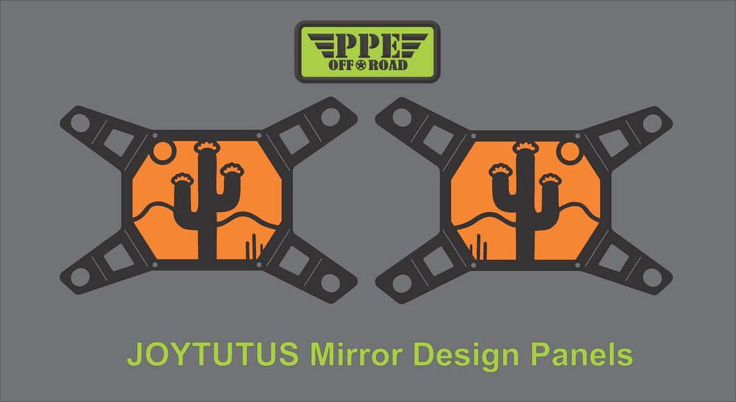Cactus Desert Scene Design Panel for Joytutus Mirrors PPE Offroad