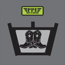 Load image into Gallery viewer, Cowgirl Boots 3 Flag Pole Holder for Hitch Mount PPE Offroad