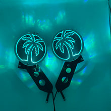 Load image into Gallery viewer, Light up Palm Tree hinge mount side mirrors for Wrangler &amp; Gladiator PPE Offroad