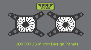 Daisy Flower Design Panel for Joytutus Mirrors PPE Offroad