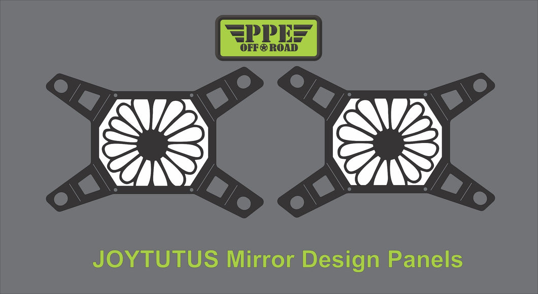Daisy Flower Design Panel for Joytutus Mirrors PPE Offroad