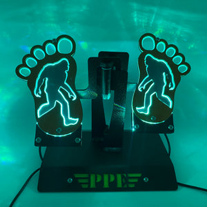 Light Up Big Foot Footprint foot pegs for Wrangler/Gladiator PPE Offroad
