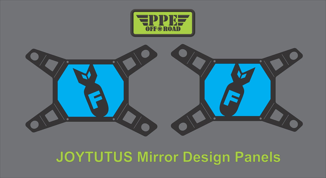 F Bomb Design Panel for Joytutus Mirrors PPE Offroad