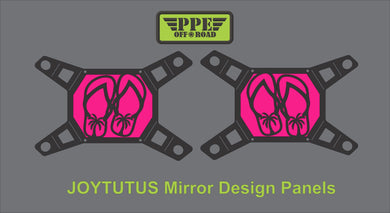 Flip Flop Palm Tree Design Panel for Joytutus Mirrors PPE Offroad