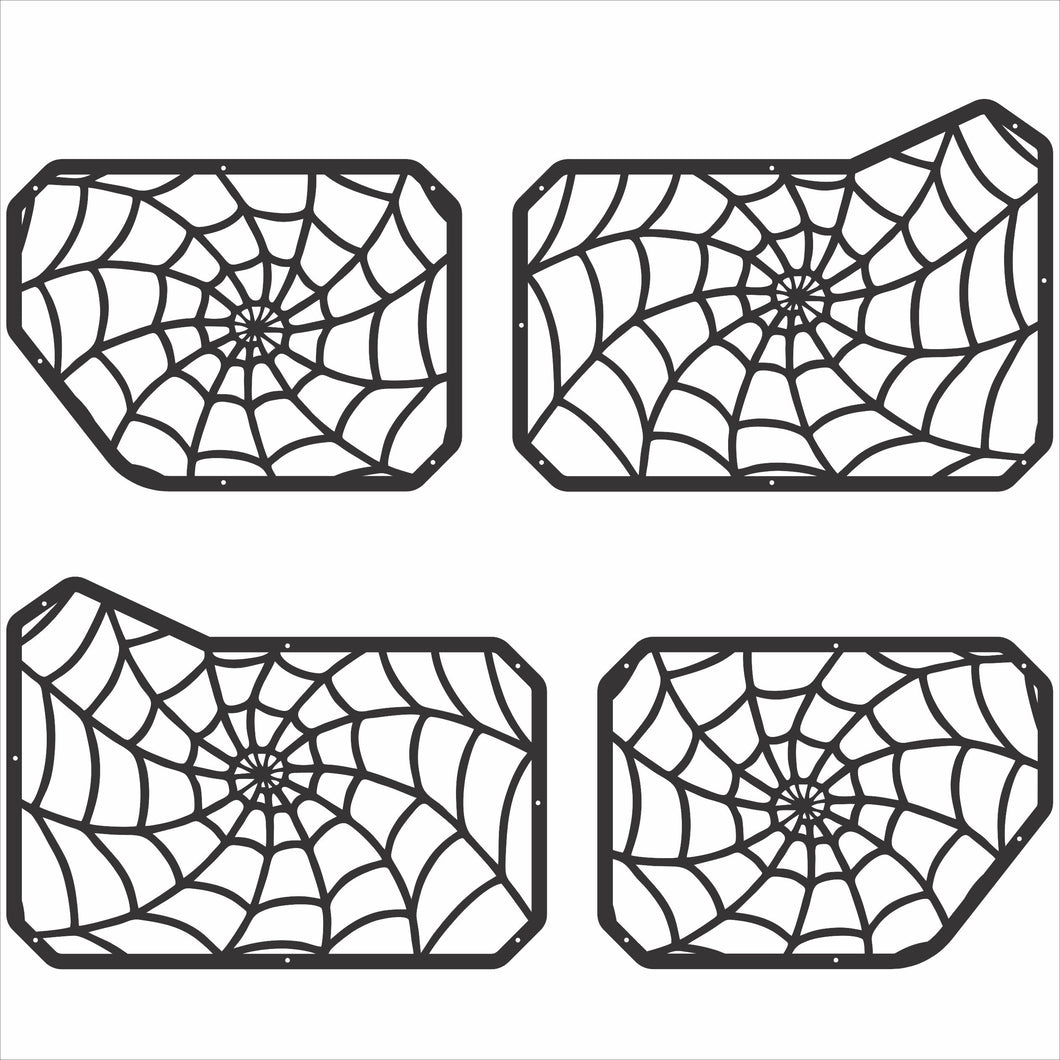 Spider Web Front/Rear Tube Door DESIGN PANEL ONLY – PPE Offroad