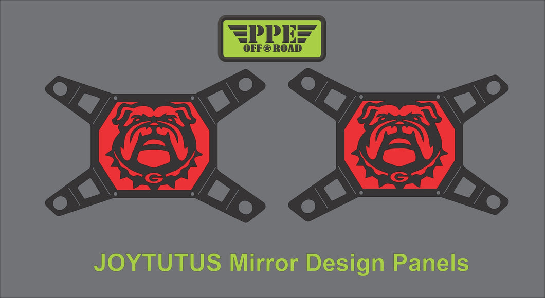 GA Bulldog Design Panel for Joytutus Mirrors PPE Offroad