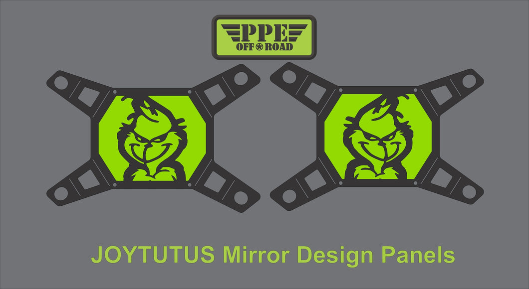 Grinch Design Panel for Joytutus Mirrors PPE Offroad
