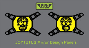 Sugar Skull Design Panel for Joytutus Mirrors PPE Offroad