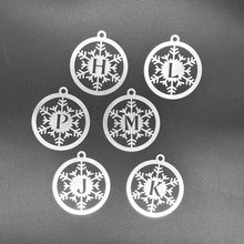 Load image into Gallery viewer, Monogram Snowflake Christmas Ornaments PPE Offroad