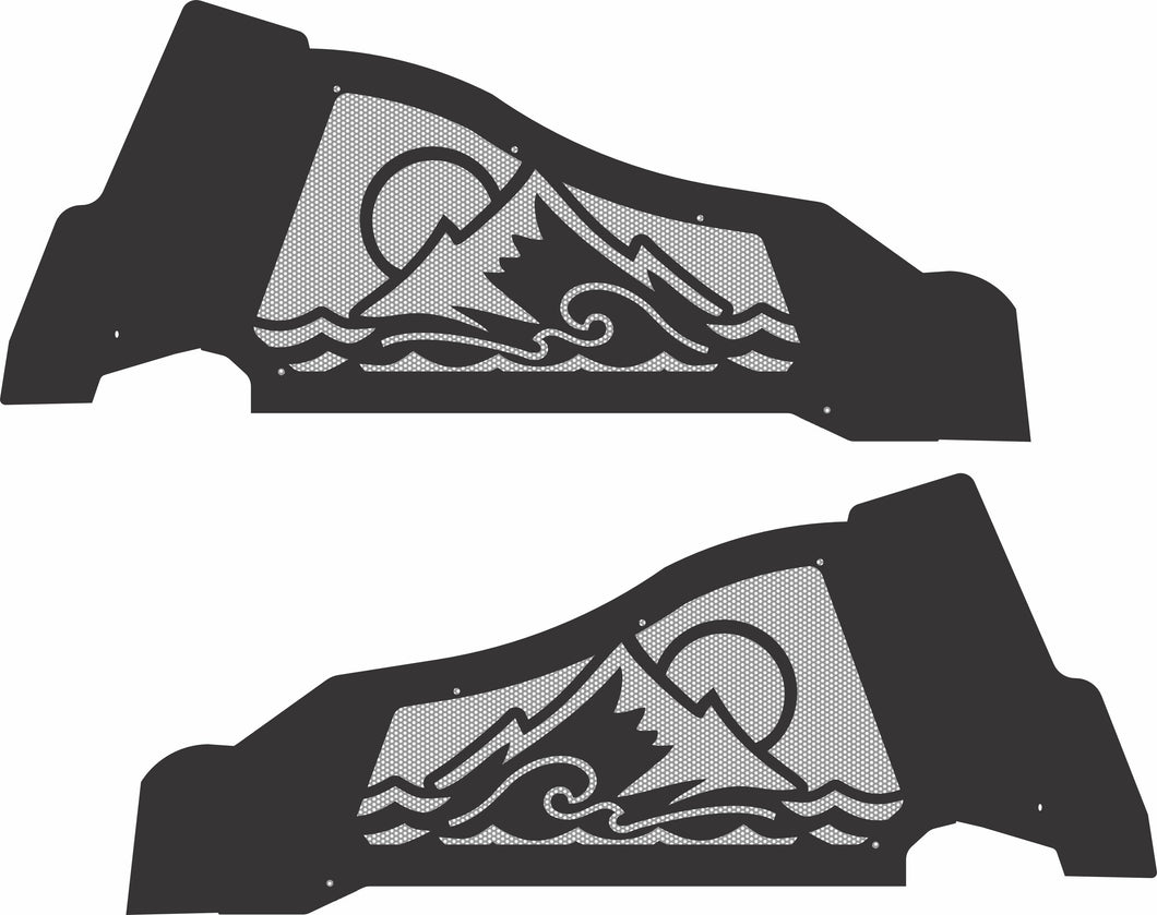 Mountains to Sea JK Rear Inner Fenders PPE Offroad