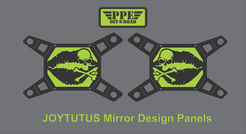 Kiss of Death Design Panel for Joytutus Mirrors PPE Offroad
