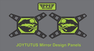 Kiss of Death Design Panel for Joytutus Mirrors PPE Offroad