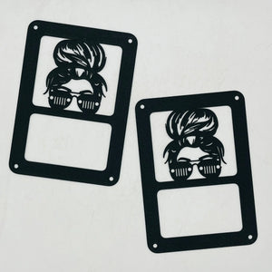 Messy Bun Girl tail light covers PPE Offroad