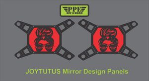 Messy Bun Grill Design Panel for Joytutus Mirrors PPE Offroad