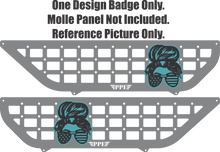 Load image into Gallery viewer, Messy Bun with Flag Glasses  Molle Badge PPE Offroad