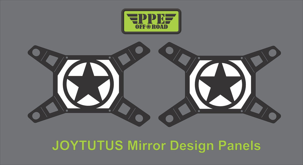 Oscar Mike Star Design Panel for Joytutus Mirrors PPE Offroad